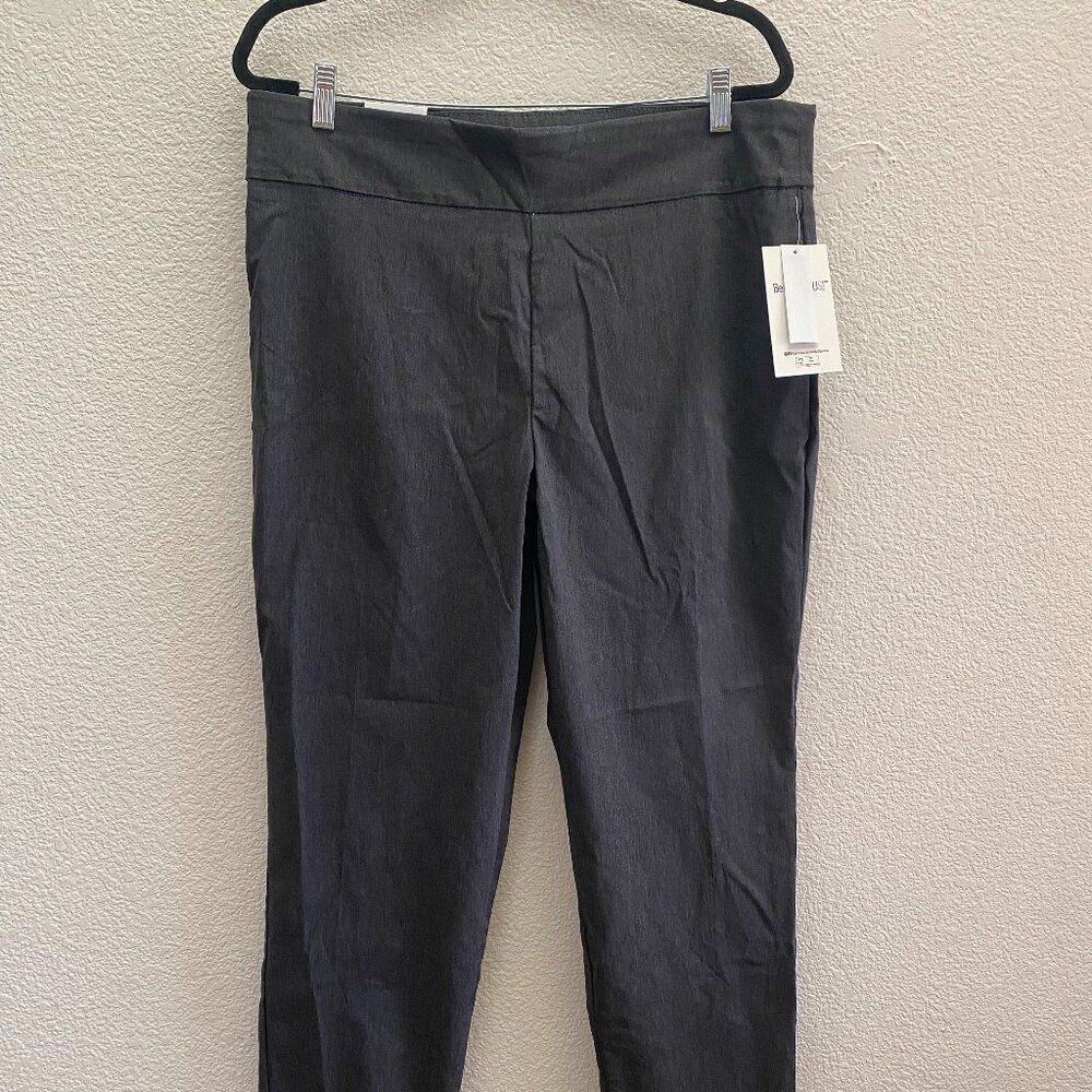 NWT GV Gloria Vanderbilt Trouser Pull On Tummy Slimmer Pants Size 18 Short
